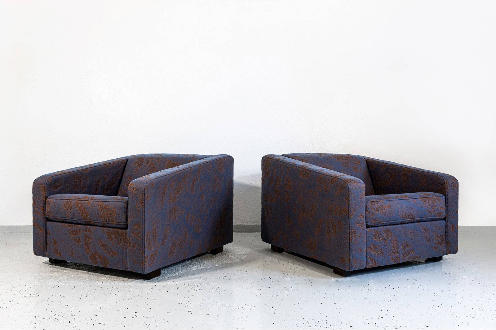Vintage Geometric Armchairs By Zfm, Poland, 1970s, Set Of 2