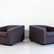 Vintage Geometric Armchairs By Zfm, Poland, 1970s, Set Of 2