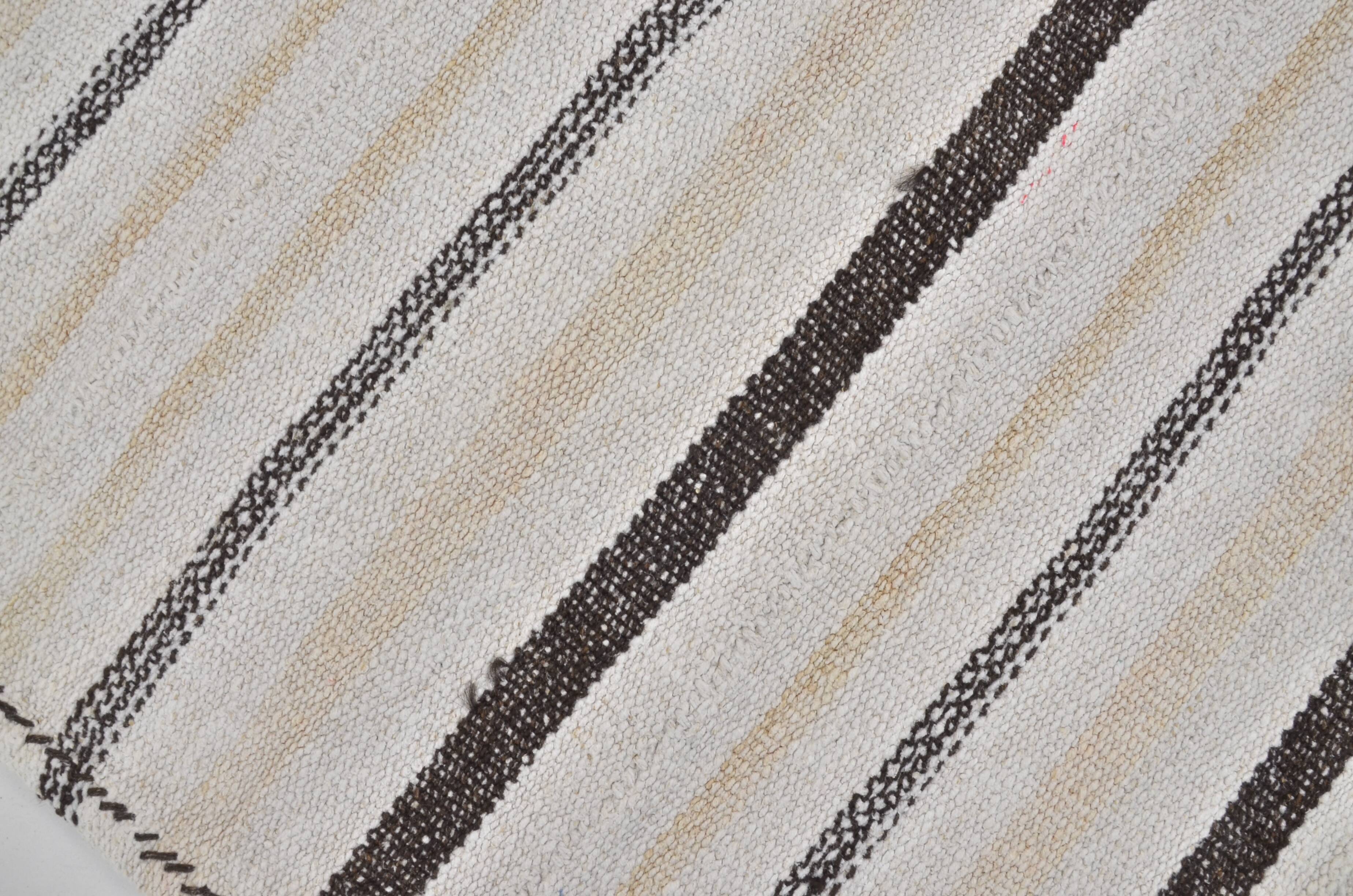 Decorative Anatolian Handwoven Hemp Kilim sku 3659