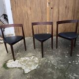 Lot de 3 chaises d'Hans Olsen pour Frem Rojl Danemark