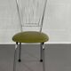 Chaise vintage métal chromé
