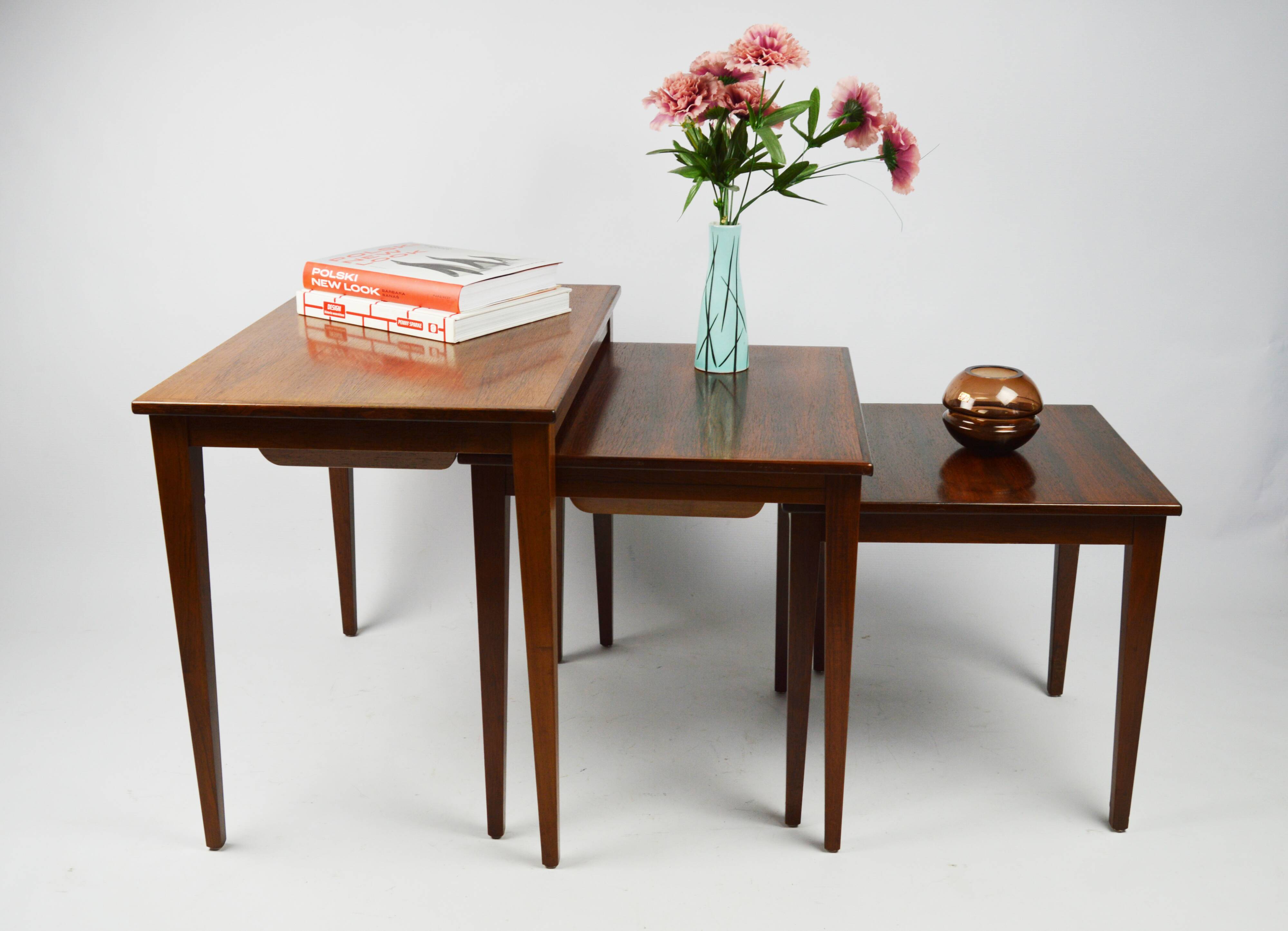 Set of three tables, 1970s