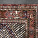 Vintage Hand-Woven Oriental Shiraz Rug, 1960s