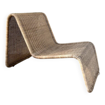 Hestra woven wicker armchair by Ikea 1982