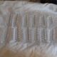 12 carved crystal knife holder. cristallerie lorraine