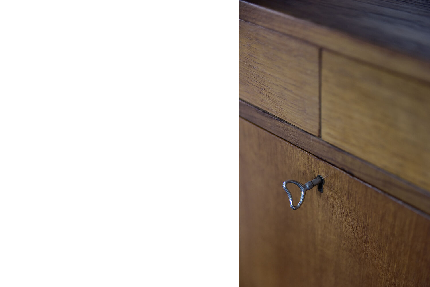 Scandinavian teak cabinet with drawers, 1960s