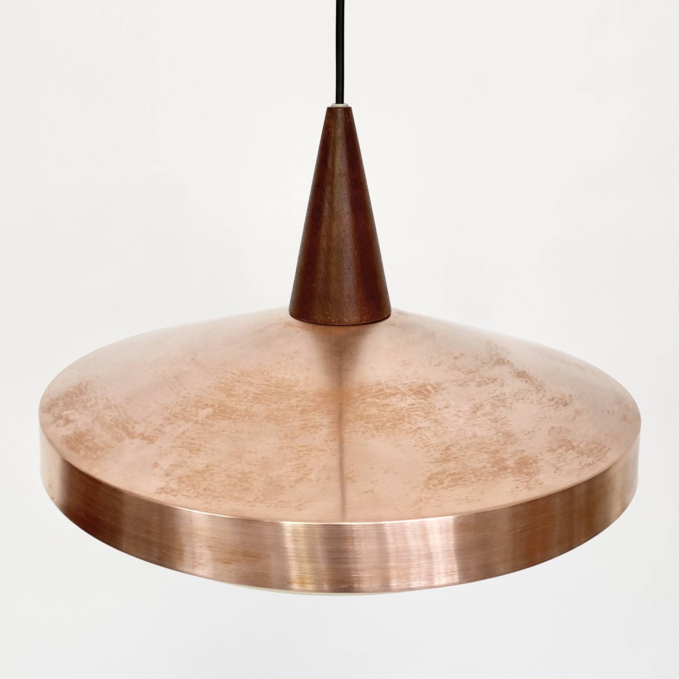Suspension cuivre vintage 60