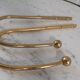 Duo of brass hooks 50-60s