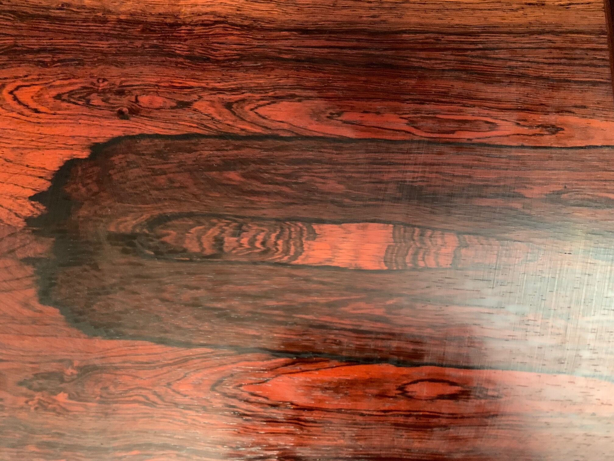 A pair of Kvalitet Form Funktion rosewood side tables Denmark 1960s