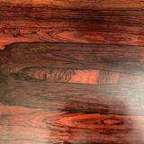 A pair of Kvalitet Form Funktion rosewood side tables Denmark 1960s