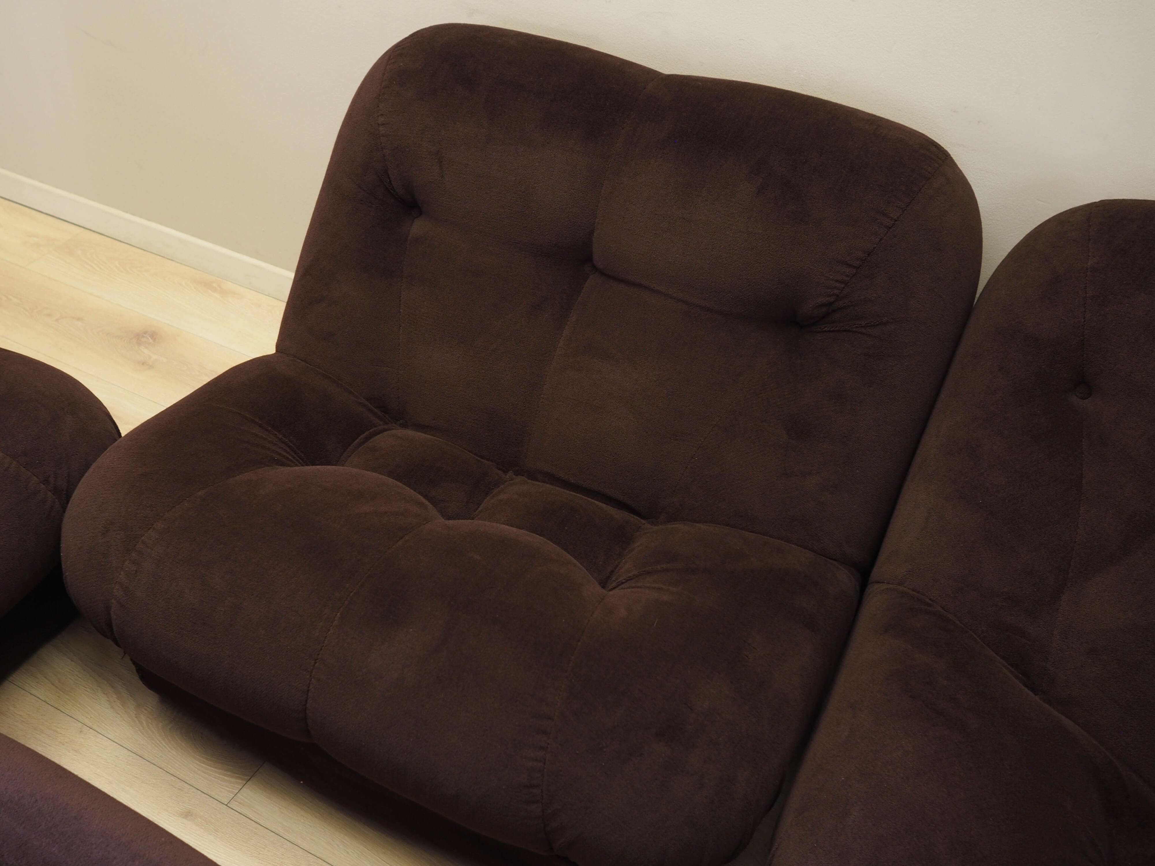 Living room set, Italian design, 1970s, designer: Rino Maturi, manufacturer
