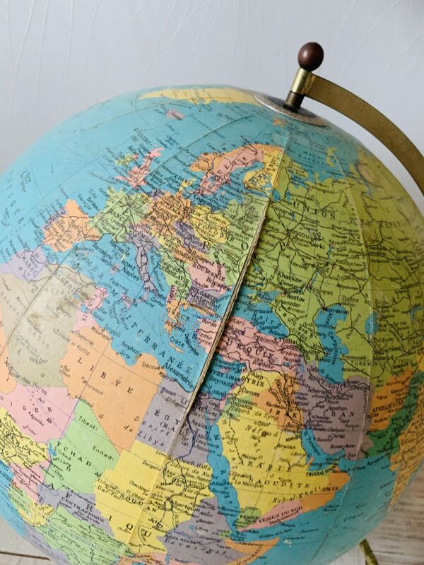 Globe terrestre mappemonde XXL - 1970’s