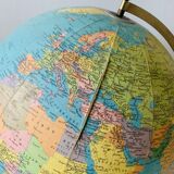XXL World Map Globe - 1970s