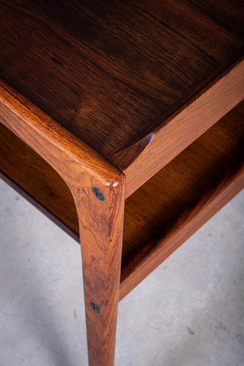 Bar Cart in Rosewood by Edmund Brouer, Denmark, 1970s