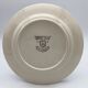 6 Flat blue blue plates "Flowers"