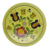 Cheese platter with floral handle