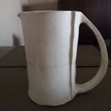 Beige terracotta pitcher - Handcrafted