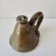 Ceramic candlestick signed Terre du Berry Les Chalets