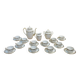 Service à café-thé en porcelaine de limoges des années 1930 - 27 pièces