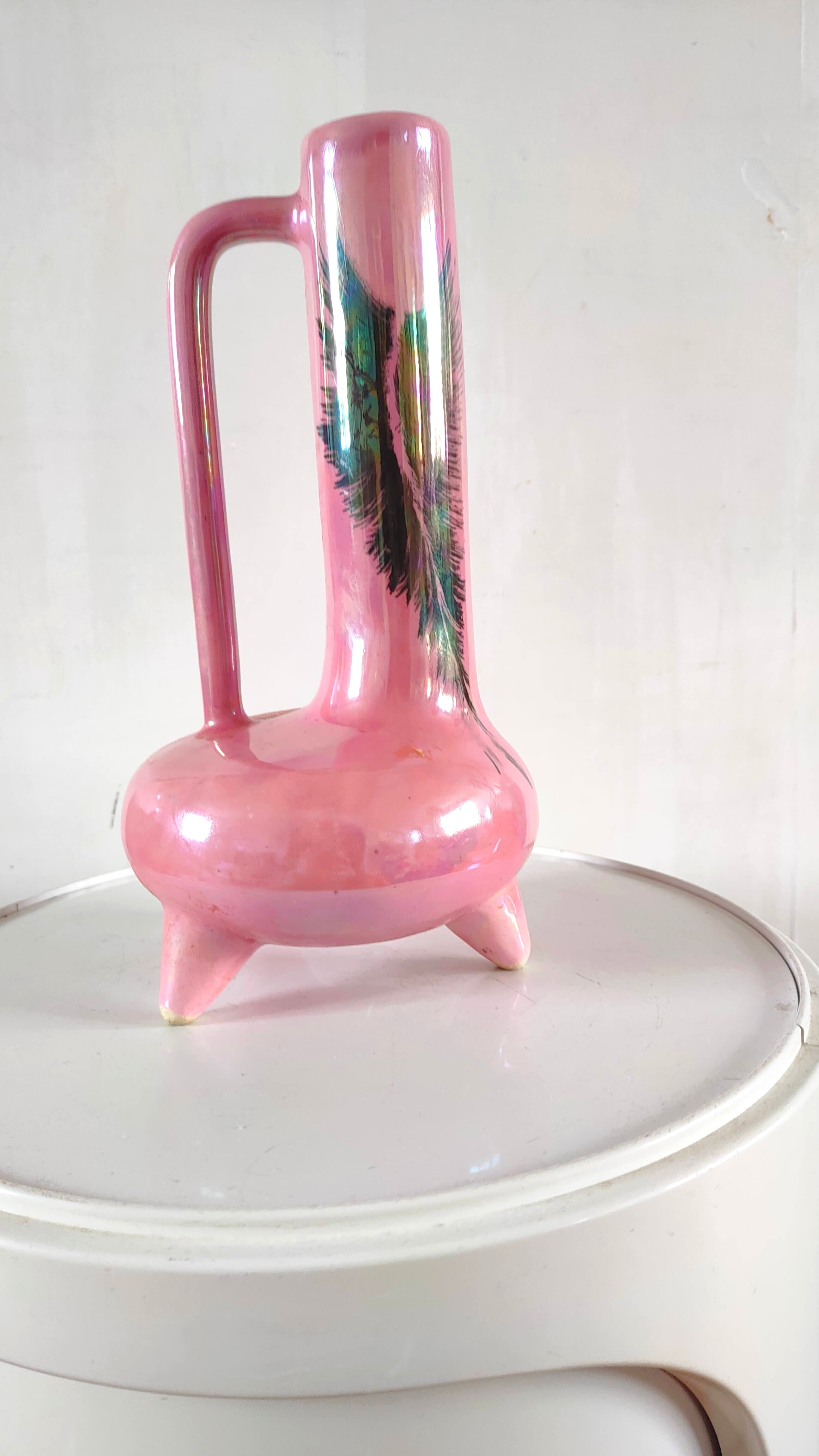 Tripod ceramic vase design 70s