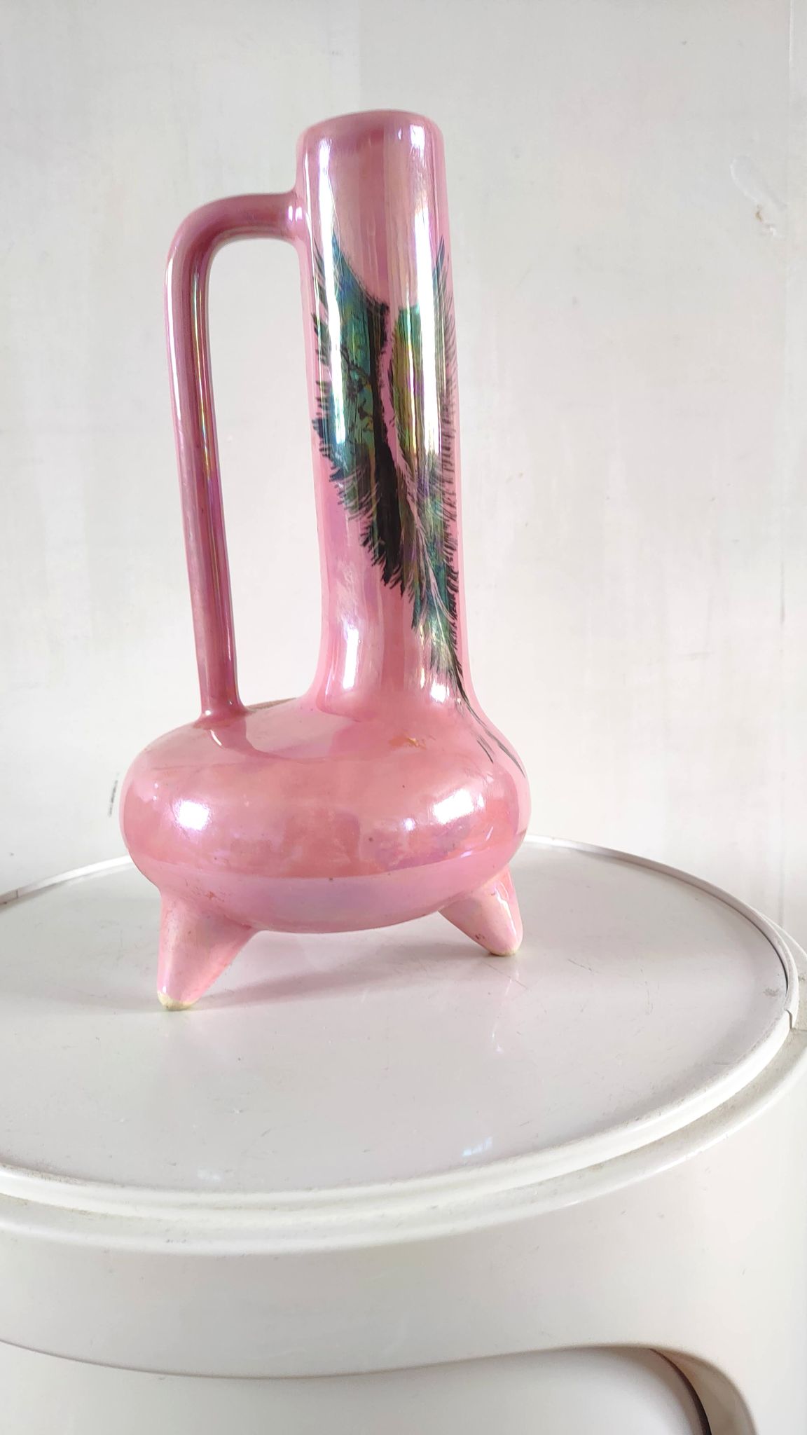 Tripod ceramic vase design 70s