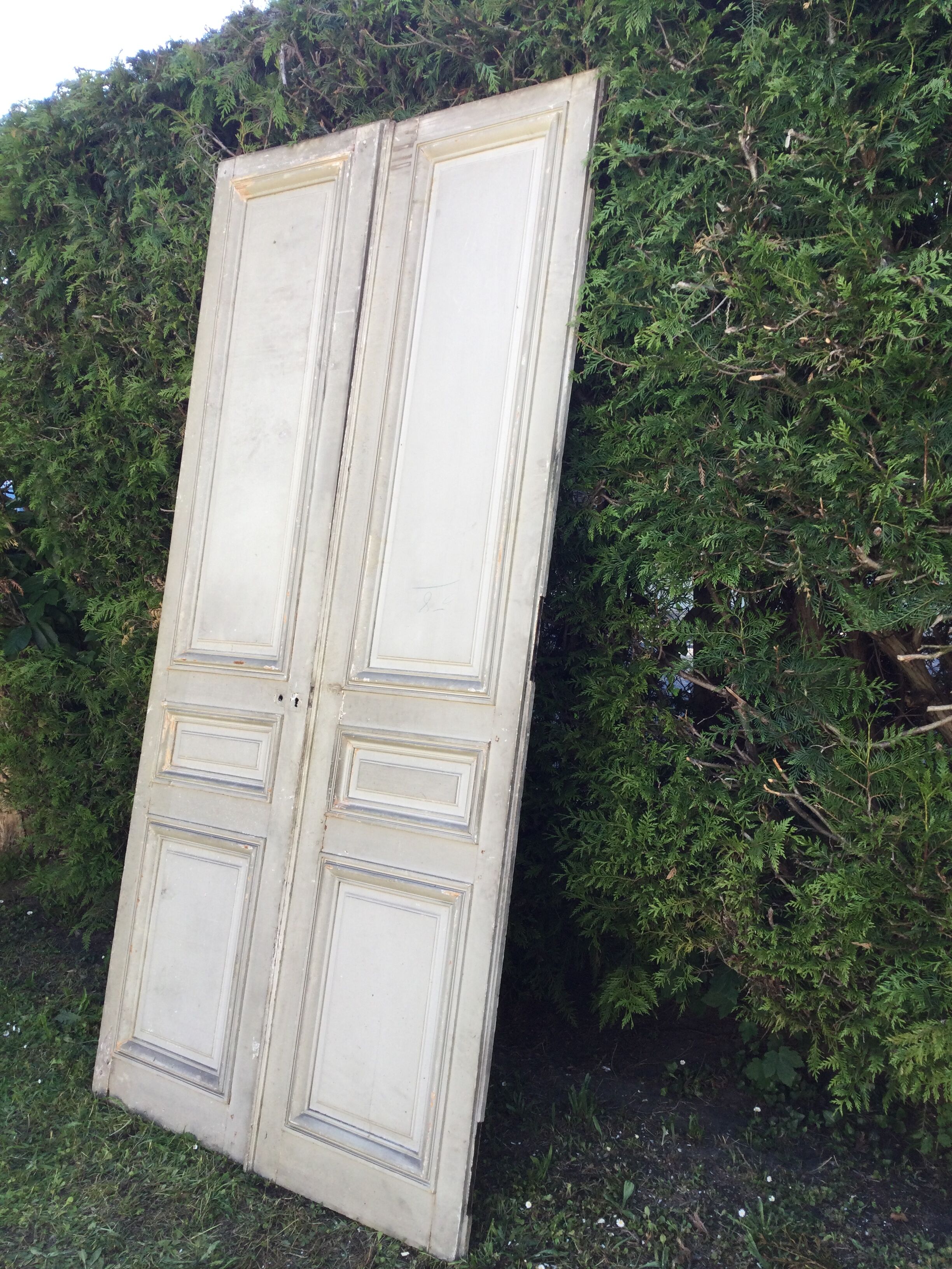 Paire de portes bois 270 cm