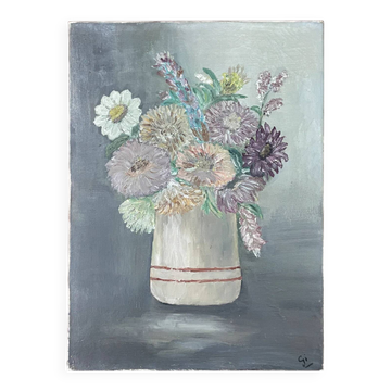 Tableau - Bouquet de fleurs doux
