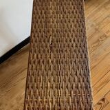 Vintage rattan shelf, console