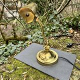 60s brass notary lamp