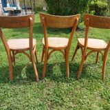 3 Luterma bistro chairs, sanded