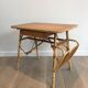 Rattan desk (a small chip on the magazine rack)