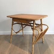 Bureau en rotin