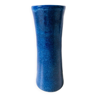 Blue ceramic vase