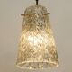Heavy Mid Century ceiling lamp with three glass shades by Rupert Nikoll