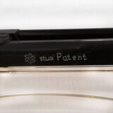 Set of 4 vintage folding chairs published by Stua, Spain 1980.