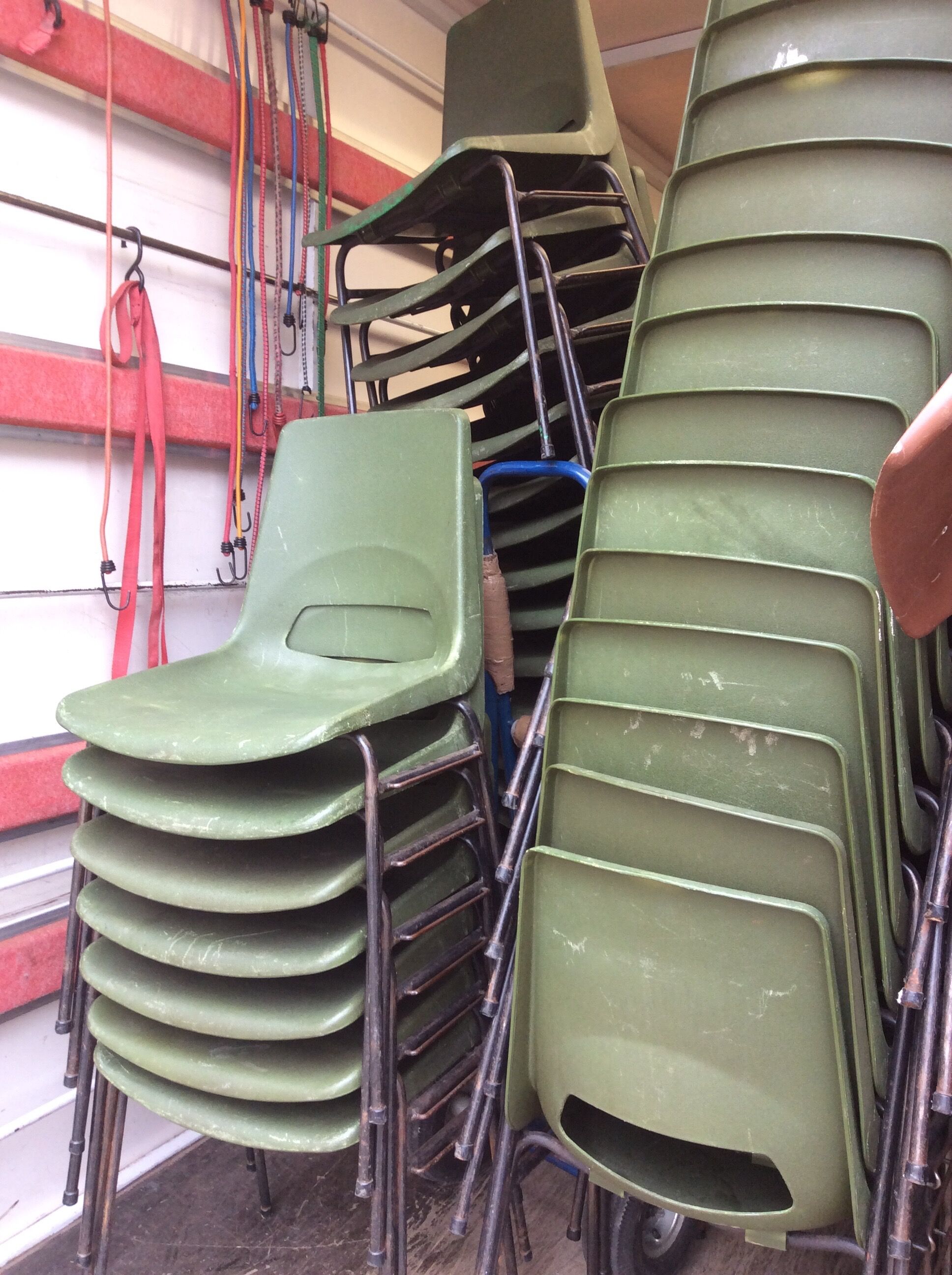 Chaises Design Vintage Metal Plastique 1960 Grosfillex Selency