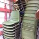 Vintage metal & plastic design chairs 1960 grosfillex