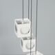 Scandinavian pendant lamp by Shogo Suzuki for Stockmann Orno, 1960s – set of 4 cube lamps