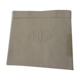 Pretty pillowcase embroidered Monogram BL + days