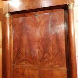 Empire secretary in walnut.