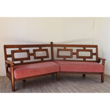 Sofa "Mathilde" by Guillerme and Chambron for Your House circa 1960
