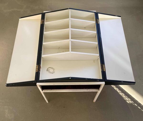 Boîte à couture moderniste de Coen de Vries pour Tetex, Pays-Bas, années 1950