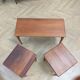 Table basse scandinave & 2 gigognes