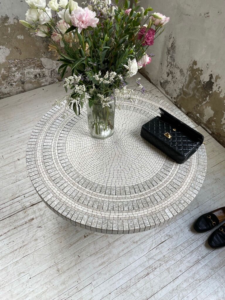 Heinz Lilienthal marble mosaic coffee table