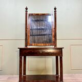 Dressing Table In Flamed Mahogany From The Empire Period 19th Century