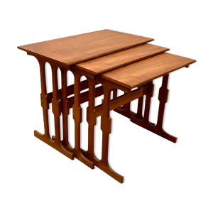 tables gigognes en teck