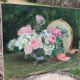 Old oil painting still life F.Trarbach Cantin
