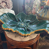 Flower glazed ceramic dish