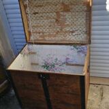 Vintage wooden trunk