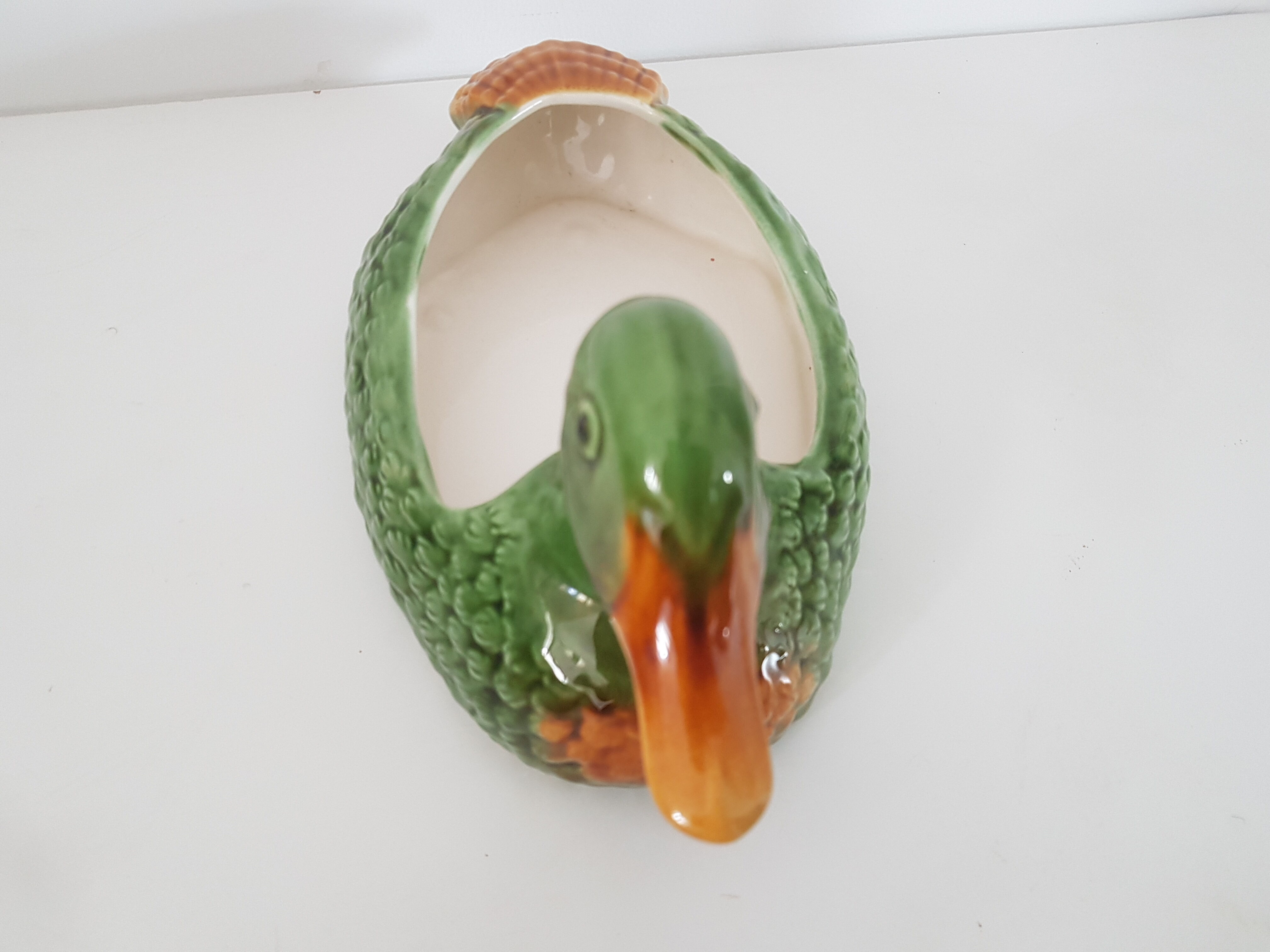 Empty pocket ceramic duck slip